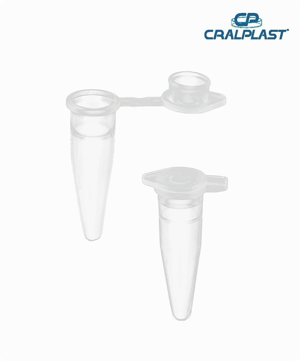 Microtubo tipo Eppendorf  200µl tampa lisa estéril